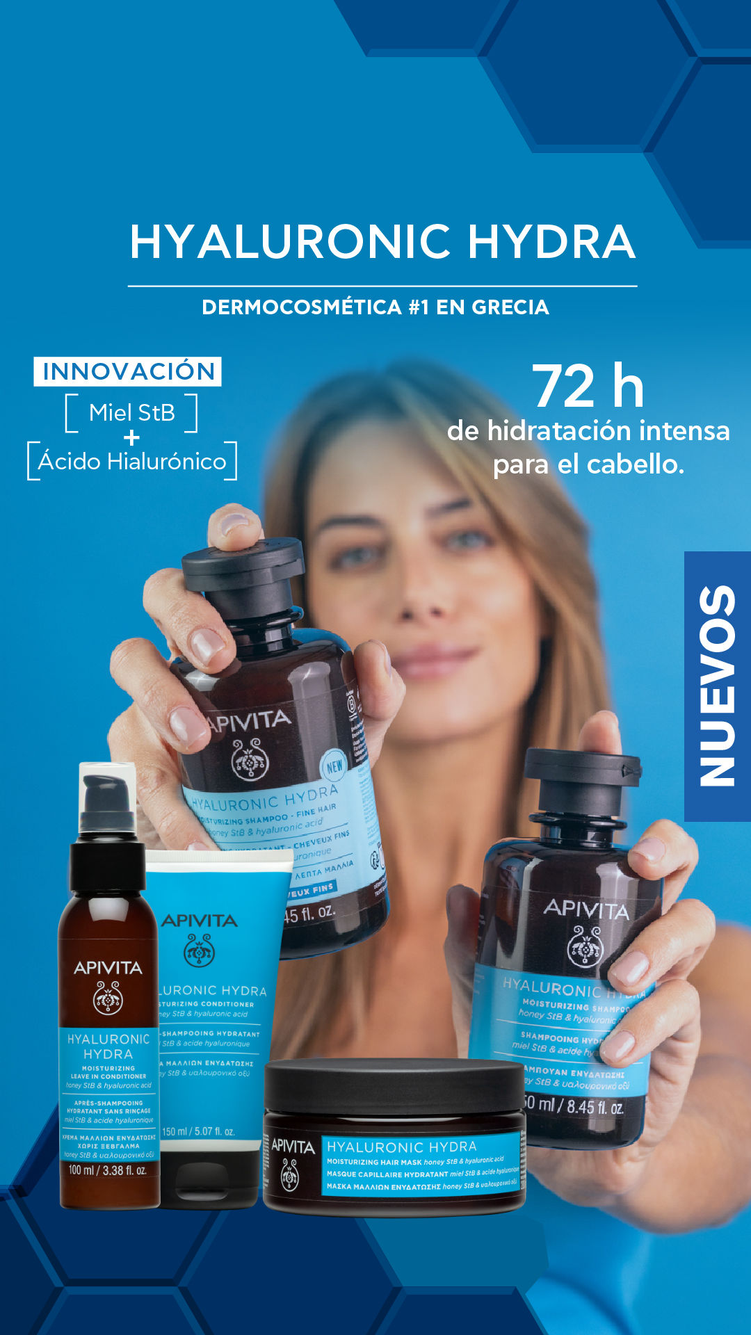 Pauta Apivita Lanzamientos Hyaluronic Hydra